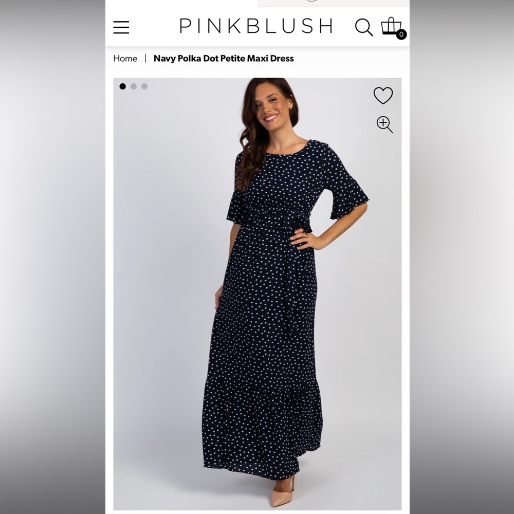 Pinkblush Polka Dot Dress 💙 Blue & White 🤍